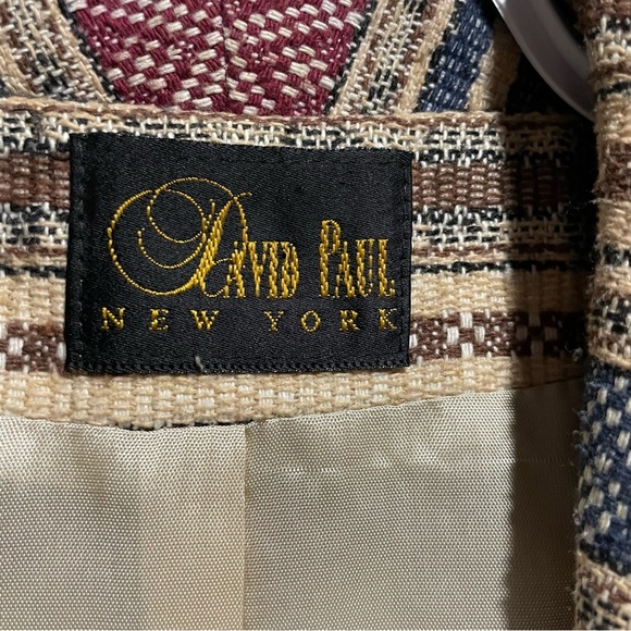 Vintage Patterned Blazer - Picture 4 of 5